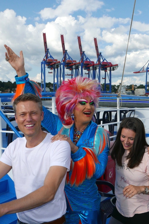 Hamburg: Party Harbor Cruise with Olivia Jones - The Hamburg Harbor stories you get while cruising