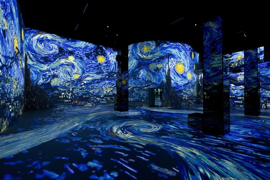 Hamburg: Port des Lumières Vermeer & Van Gogh - Getting there smoothly: timed entry, lockers, and the no-bag rules