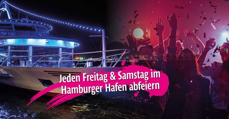 Hamburg: Saturday Night Boat Party - Dinner Buffet Plus Unlimited Drinks: The Value Play