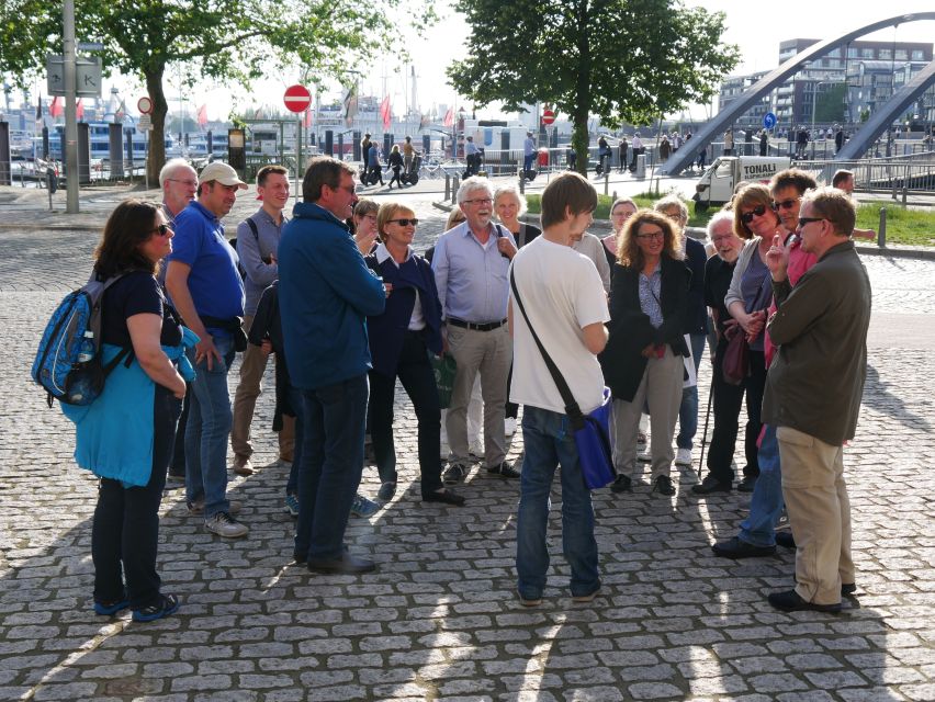 Hamburg: Speicherstadt & HafenCity Tour - Harbor viewpoints: traditional ships, Hanseatic trade landmarks, and bridge angles