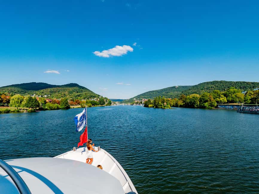 Heidelberg: Neckar River Sightseeing Boat Tour with Drink - Sound and language: German guide plus multilingual audio
