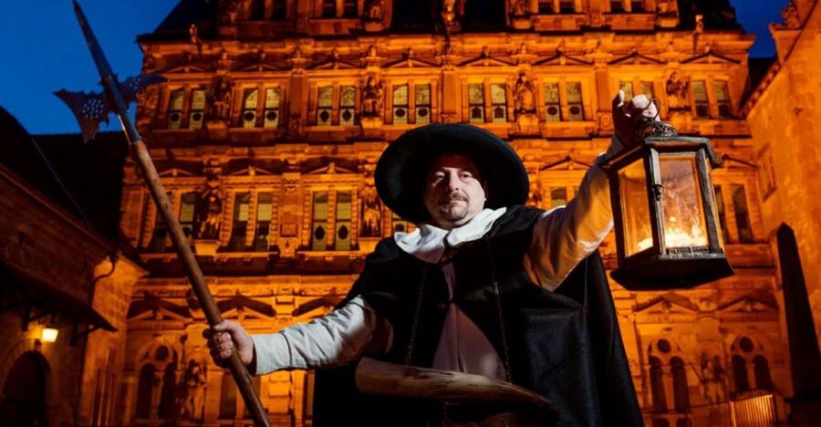Heidelberg: Night Watchman Historic Adventure Tour - Market Square and the City Hall start you in the real center