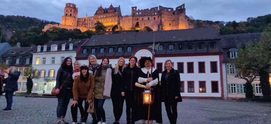 Heidelberg: Torchlight Tour with a Night Watchman - Burgweg, Ingrimstreet, Mittelbadgasse, Steingasse: Finding Heidelberg’s Medieval Bones