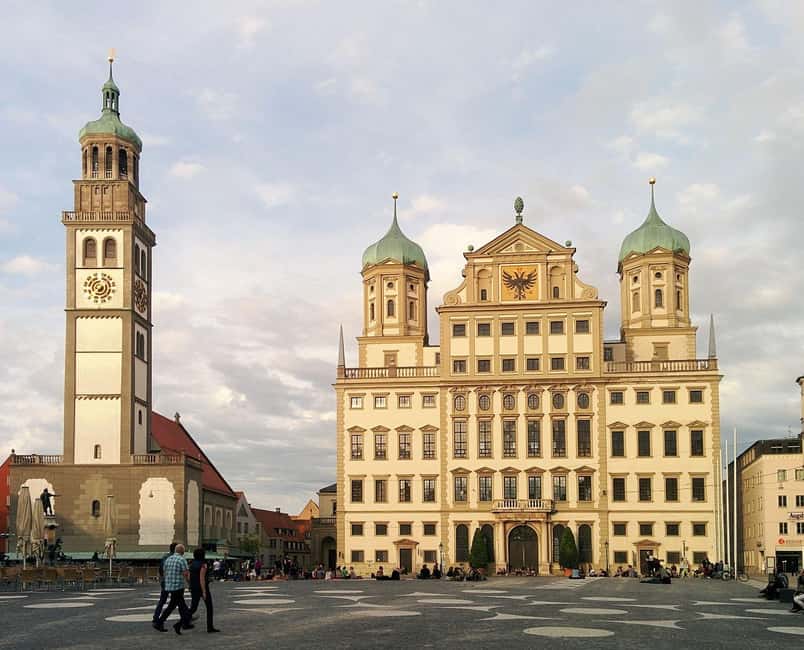 Historical Walking Tour of Augsburg / Historische Führung - Rathausplatz to Hofgarten, a focused walk through the city core
