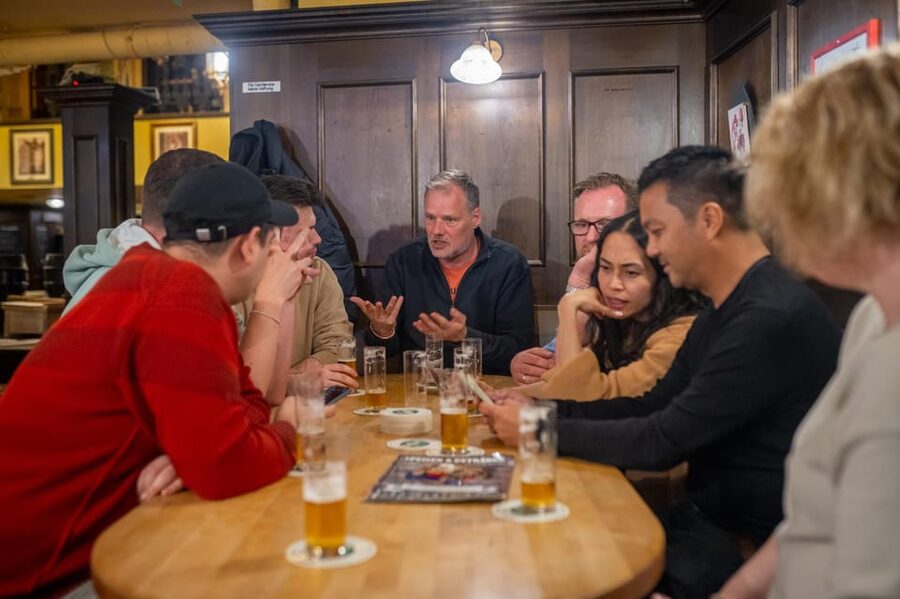 Informative and fun brewery tour in German, public - The pacing trick: four 30-minute brewery visits in one smooth loop