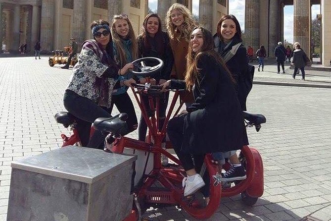 Jetbike Berlin fun bike beer bike - Potsdamer Platz and the Wall-era geometry you can actually feel