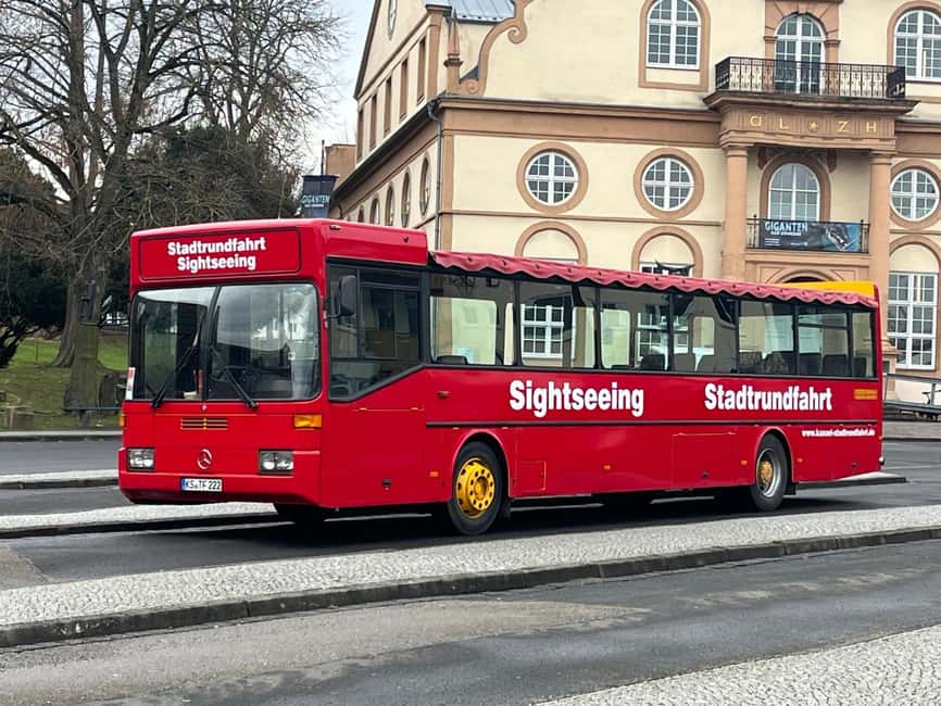 Kassel: City Tour and sightseeing in 8 Languages - Schloss Wilhelmshöhe and Bergpark area viewing points