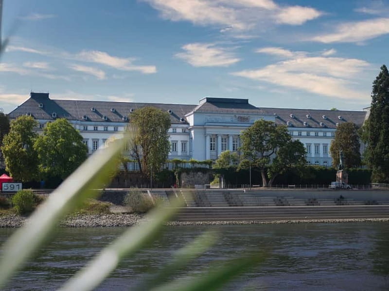 Koblenz: City & Sightseeing Boat tour on the Rhine - Kufürstliches Schloss Koblenz, brewery views, and Lahneck Castle