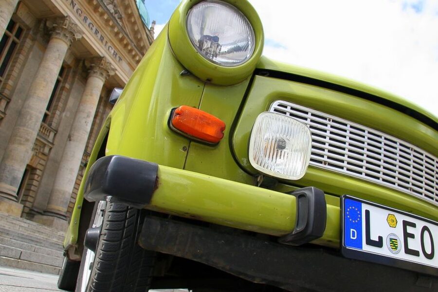 Leipzig: 90-Minute Trabi City Tour - How the Self-Drive Convoy Works (and keeps you from getting lost)