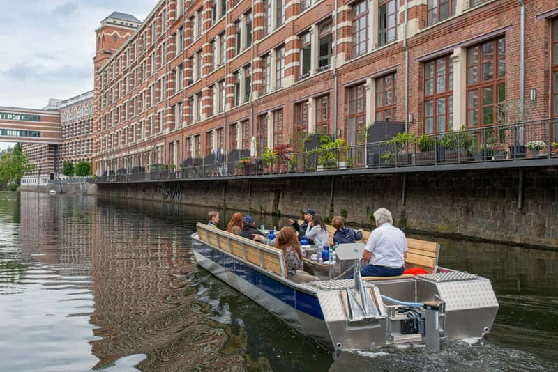 Leipzig: City History Canal Sightseeing Tour on a Motorboat - Palmengartenwehr: flood protection that feels quietly impressive