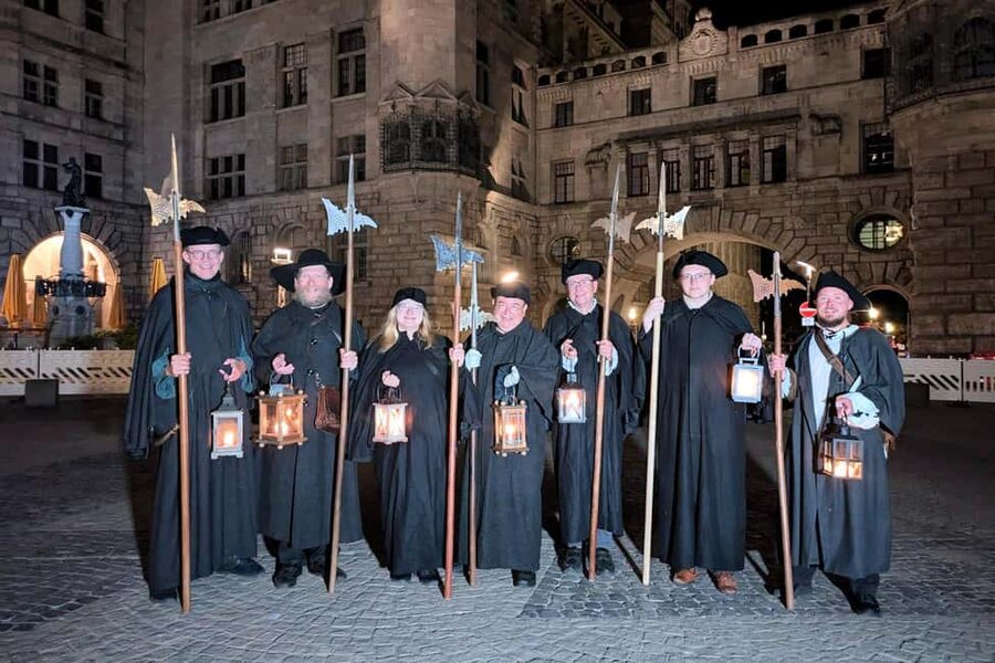 Leipzig: The Original Night Watchman Bremme Tour - Leipzig at night, told by Bremme in costume
