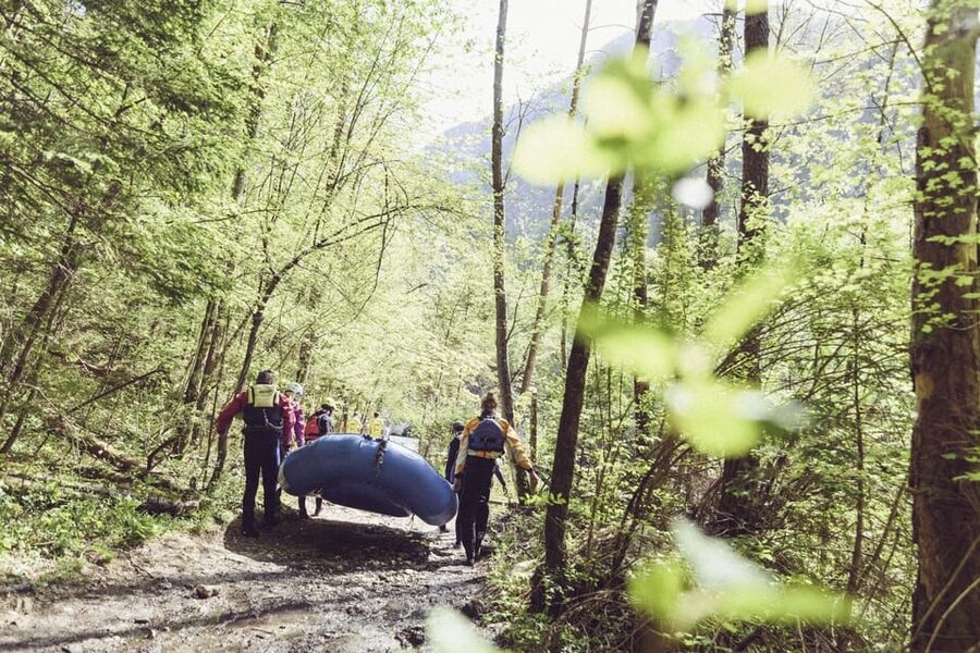 Lenggries: Guided Rafting Adventure on the Isar - The rafting time on the Isar, including the whitewater highlight