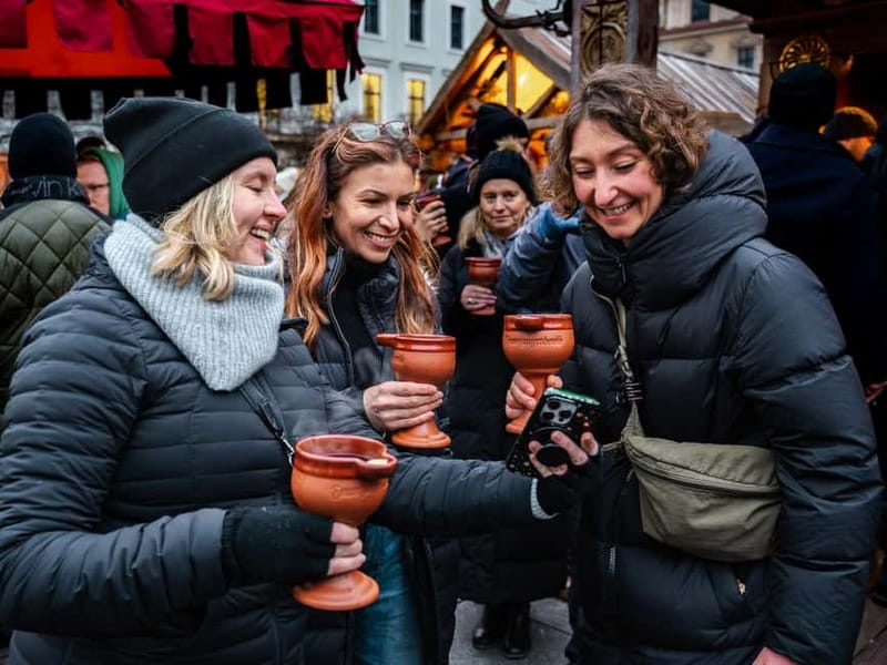 Munich: Christmas Markets Food & Drink Tour - Marienplatz and the central market start you can feel immediately