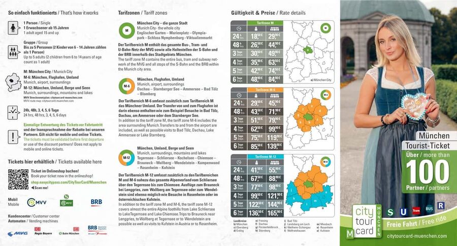 Munich: CityTourCard | Free Public Transport | 100+ Savings - Group tickets, family rules, and how capacity works
