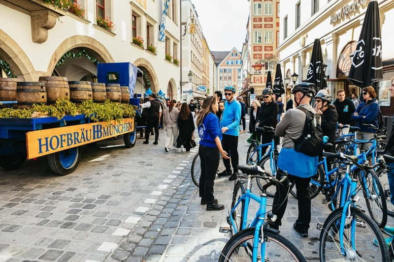 Munich: Guided City Tour by Bike with Beer Garden Stop - Odeonsplatz and the Theatiner Church, plus a royal route feeling