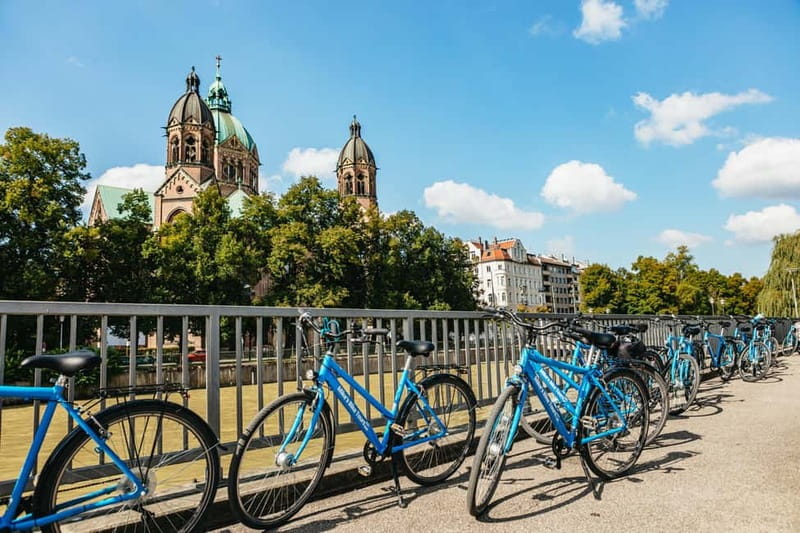 Munich: Guided City Tour by Bike with Beer Garden Stop - Cycling through the Hofgarten vibe and Max Joseph Platz area