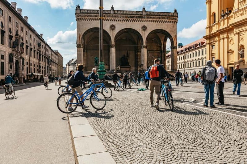Munich: Guided City Tour by Bike with Beer Garden Stop - Short but memorable checkpoints: Angel of Peace and Isartor