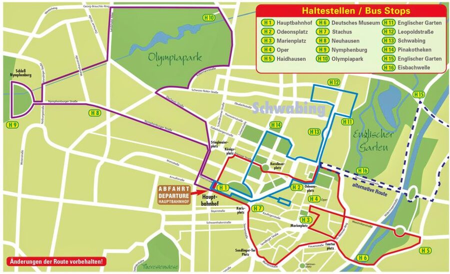 Munich Hop-On Hop-Off Tour: 1-Day or 2-Day Ticket - Starting Your Day in Munich, at Luisenstr. 4