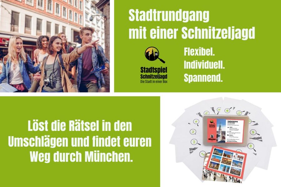 Munich: Scavenger Hunt Self-Guided Tour - First envelopes near Hauptbahnhof, Karlstor, Bürgersaal, and St. Michael