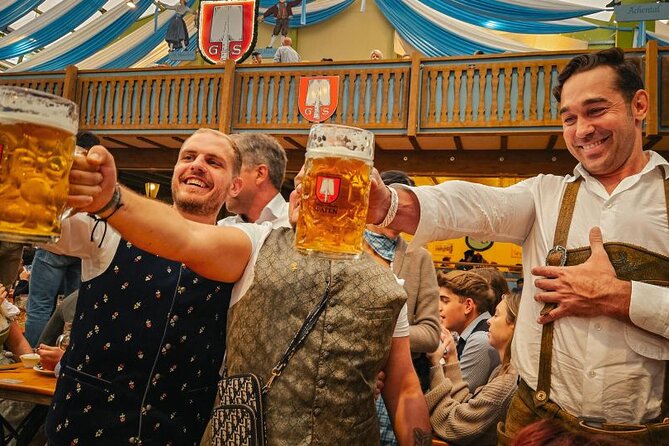 Oktoberfest Experience in Munich: Fun, Food, Beer & Seats - Reserved tent time: welcome beer, lunch, and a real seat