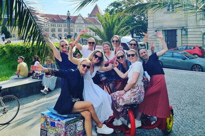 Party and Beer Bike Private Sightseeing Tour Berlin with Pick-up - Key points before you pedal