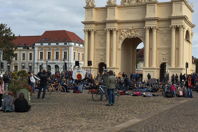 Potsdam Bike Tour with Rail Transport from Berlin - Sanssouci Palace and the Park Stops: exterior grandeur plus story time