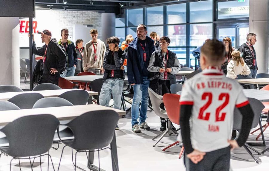 Red Bull Arena Leipzig: Stadium Access & Guided Walking Tour - Stadium photos and the Wall-of-Fame stop you should plan around