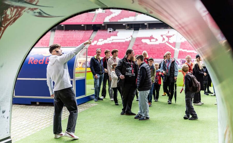 Red Bull Arena Leipzig: Stadium Access & Guided Walking Tour - Night Tour with the LED Gate, light shows, and matchday-style production