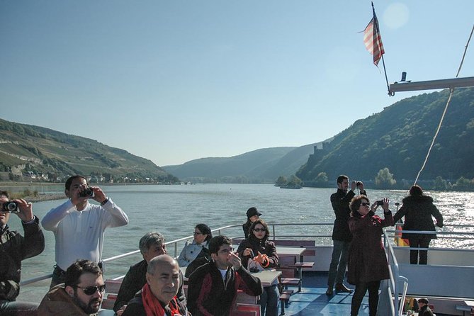 Rhine Valley Trip from Frankfurt including Rhine River Cruise - Loreley Rock, Niederwald Monument, and the full-day hill views