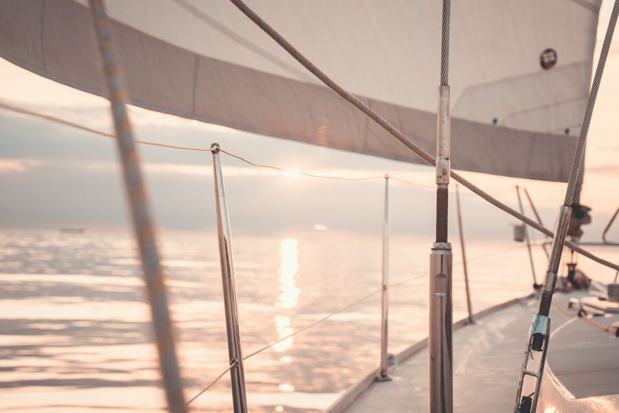 Rostock: Full-Day, Half-Day, or Sunset Sailing Experience - Entering the Yachthafen Hohe Dune experience
