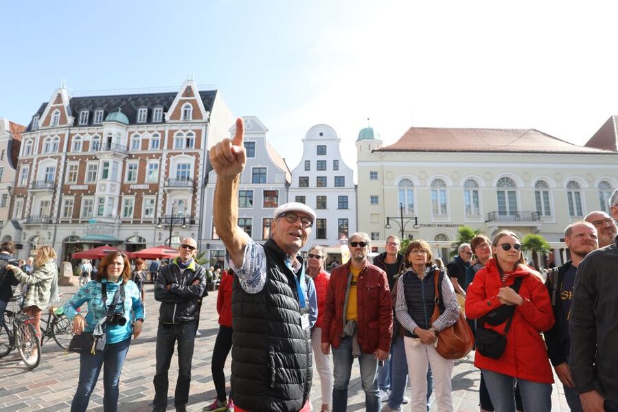 Rostock: Guided tour of the historic city center - The Town Hall Moment That Helps Everything Click