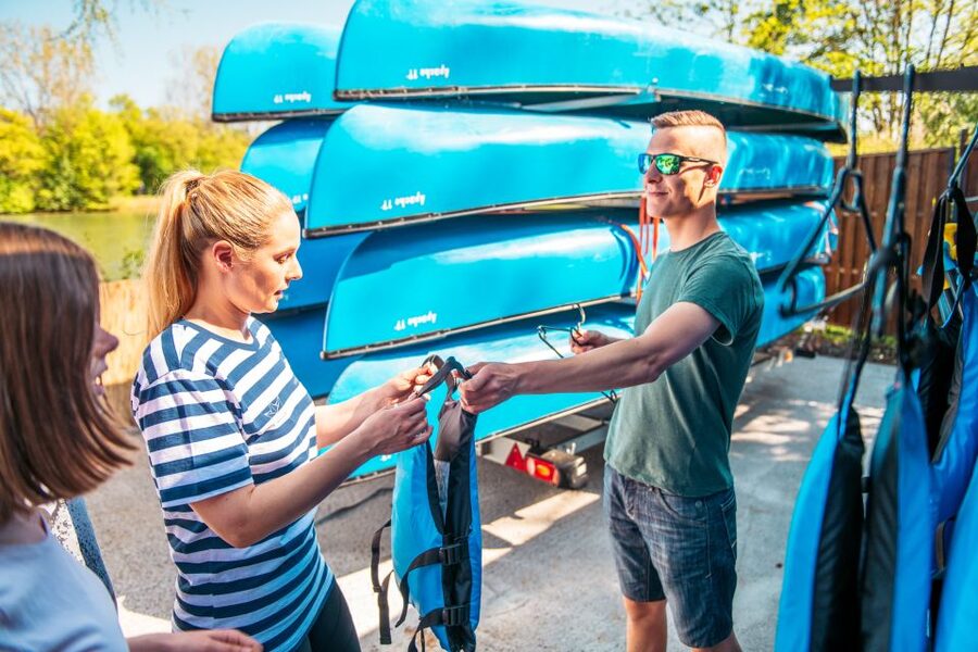 Stuttgart: Canadian Canoe Rental - Price and value: $23 per group up to 4 people