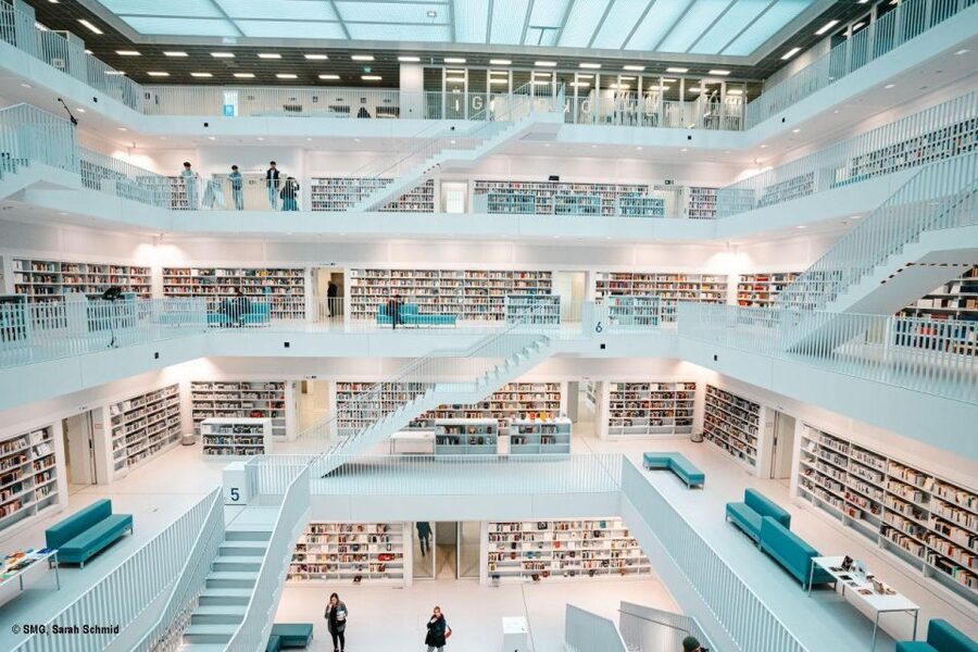 Stuttgart city library - an architectural tour - Eun Young Yi’s design, explained in plain language