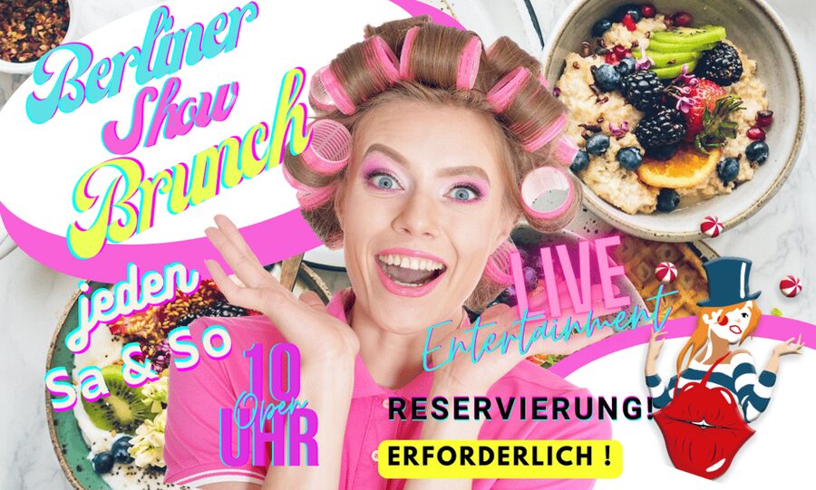 suprise-brunch at adventure restaurant Knutschfleck Berlin - When to go: Saturdays and Sundays, 10 am to 3 pm