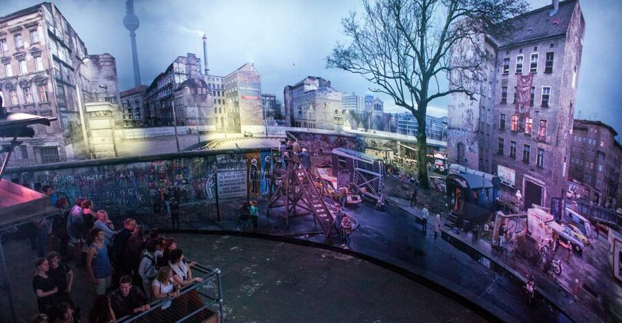 THE WALL: asisi Panorama Berlin Ticket - Finding the Death Strip and border facilities like a slow detective