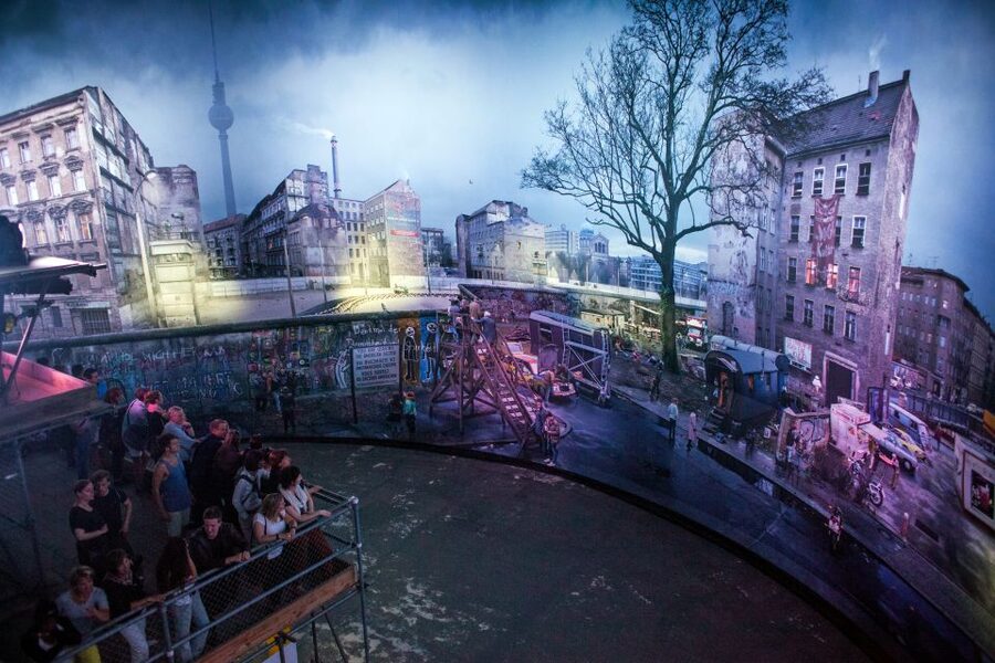 THE WALL: asisi Panorama Berlin Ticket - Pairing it with Checkpoint Charlie and a remaining Wall section