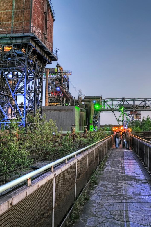Torchlight tour of the old ironworks - Weekend light displays and the fiery evening mood
