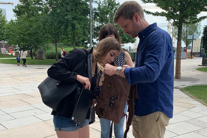 Treasure Hunt through Hamburg's Hafencity - English-friendly puzzles, family ages, and group fit