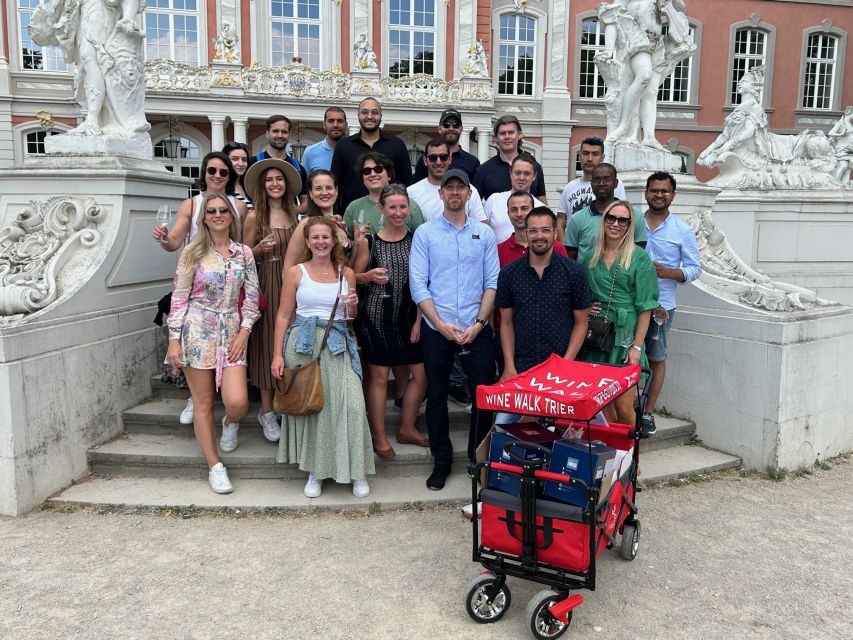Trier: Guided City Walk with Wine Tasting - Forum Baths finish at Viehmarkt Square: the Roman theme lands, then you can wander