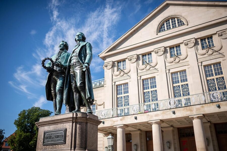 Weimar: Old Town Guided Walking Tour - Square of Democracy: history you can watch unfold on the pavement