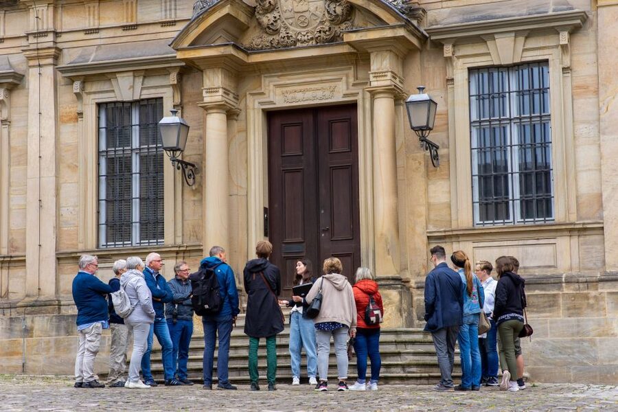 Witch Trials in Bamberg - Where you meet on Domplatz and how the walking route works